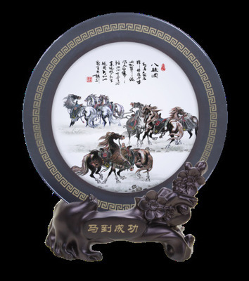 馬到成功開運(yùn)石冬瓜瓶 匠心陶瓷禮品，助力慶典會(huì)議彰顯非凡品位